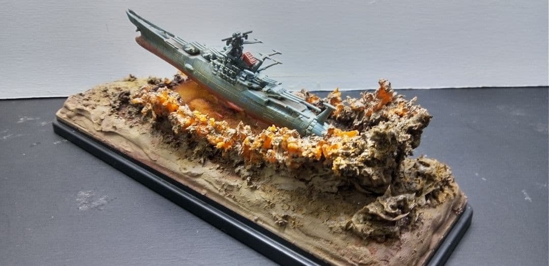 バンダイ.メカコレ.宇宙戦艦ヤマト2199ジオラマ完成品