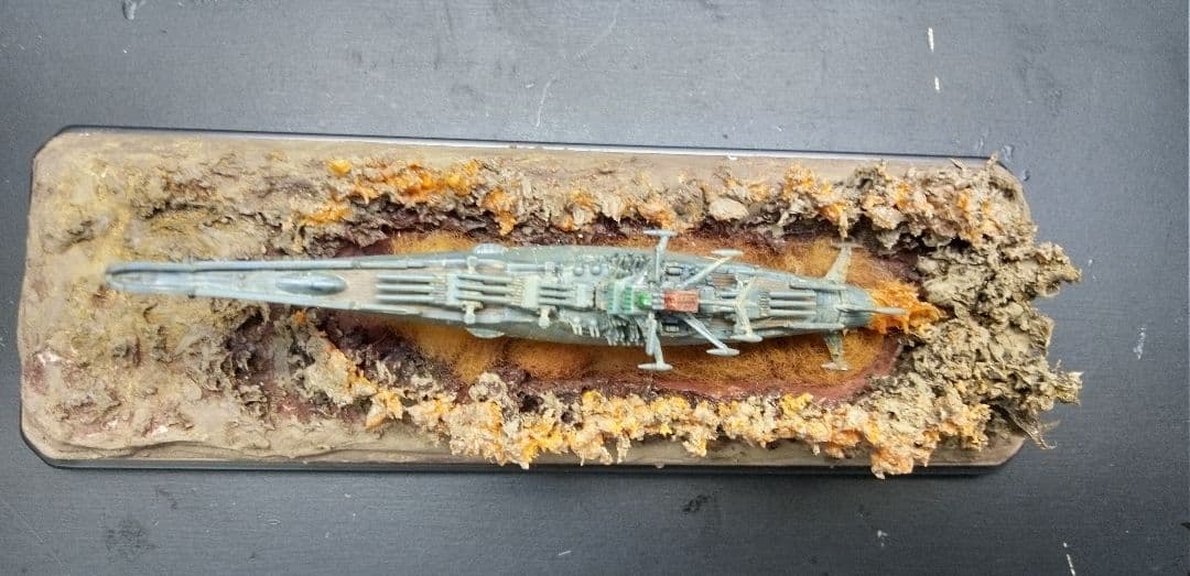 バンダイ.メカコレ.宇宙戦艦ヤマト2199ジオラマ完成品