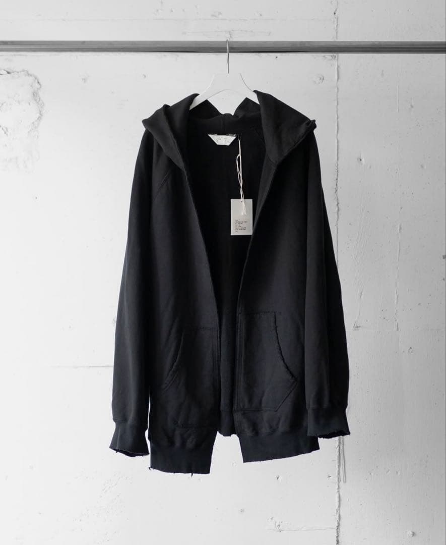 トップス ANCELLM OVER SWEAT COAT HOODIE