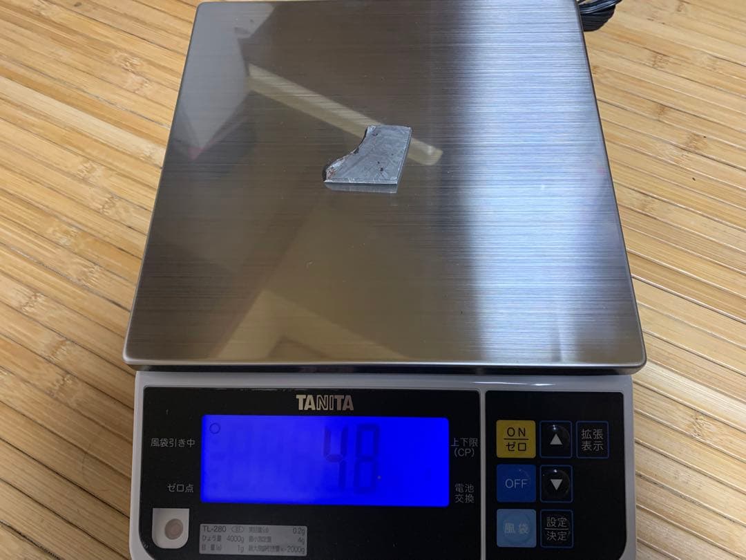 貴重Gibeon ギベオン隕石 48g メテオライト 鉄隕石 ナミビア 隕石 ①