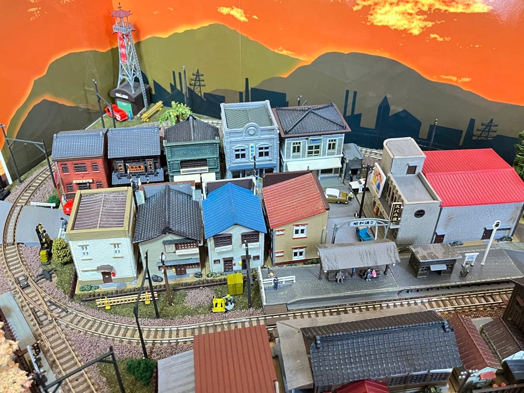 講談社　昭和の鉄道模型を作る　完成ジオラマ　オリジナル電車　パワーパック　セット
