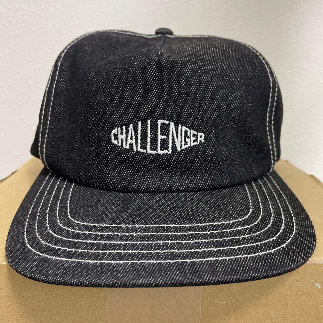 CHALLENGER デニム ベースボールキャップ ブラック