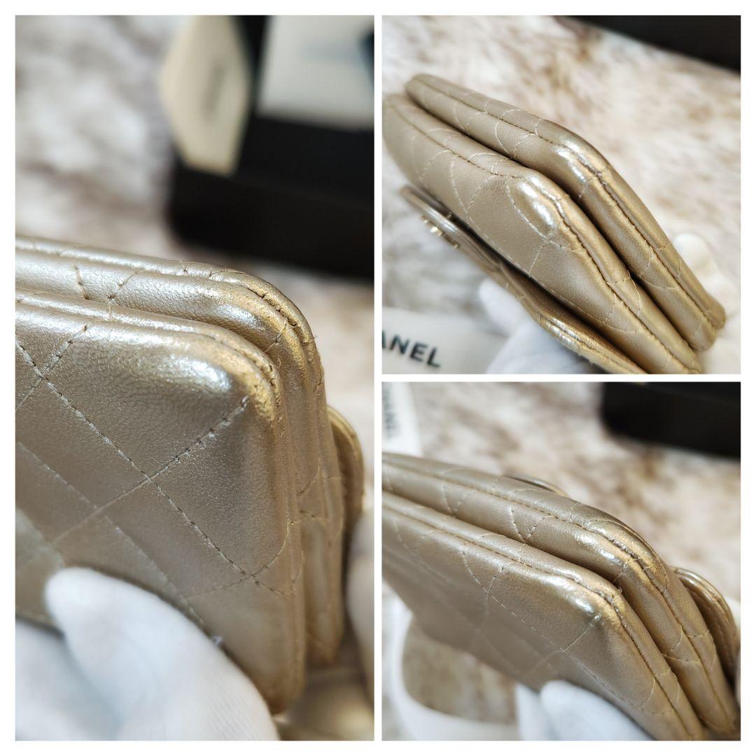 み*ゆ様 ★訳あり★シャネル ケース カードケース マトラッセ ラムスキン