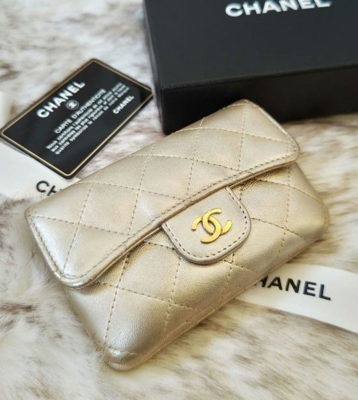 み*ゆ様 ★訳あり★シャネル ケース カードケース マトラッセ ラムスキン