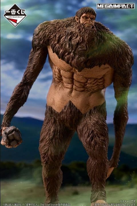 一番くじ進撃の巨人～獣の巨人は俺が仕留める～　66景品+ラストワン　ポップ付き