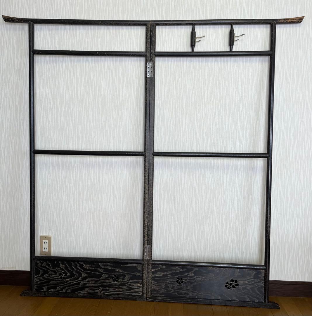 木製　衣桁(昭和レトロ)