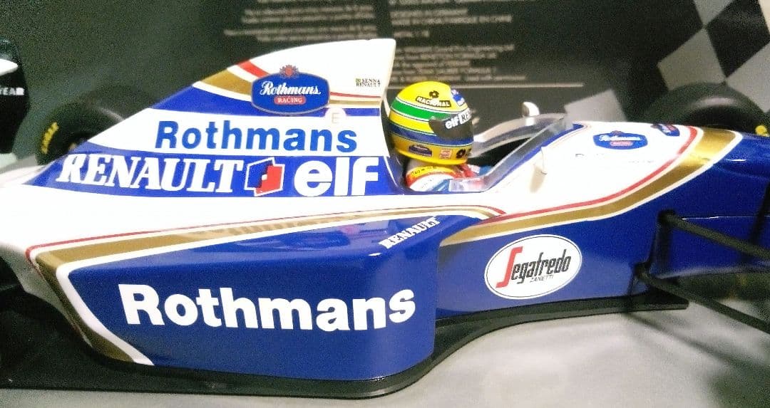 ミニチャンプス 1/18 F1 ウィリアムズ FW16 A.セナ リペイント