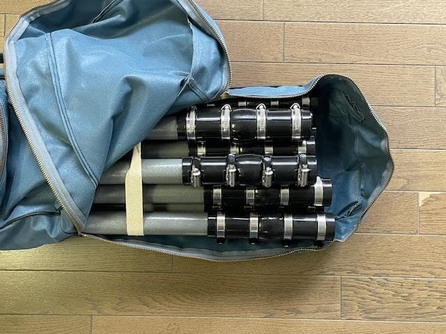 フィールドポール　38Φ10mアンテナ支柱セット　【未使用品】