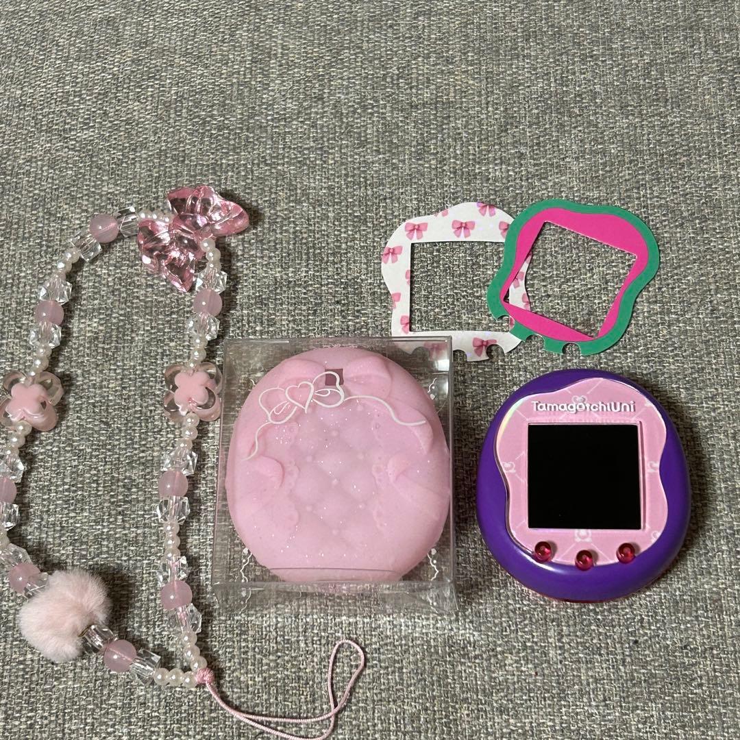 Tamagotchi Uni （カスタム済み）パープル 本体と付属品