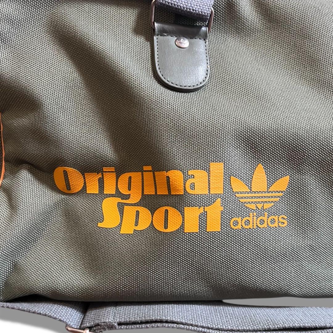 美品 レア 当時物 アディダス 00s キャンバス 2wayバッグ トレフォイル