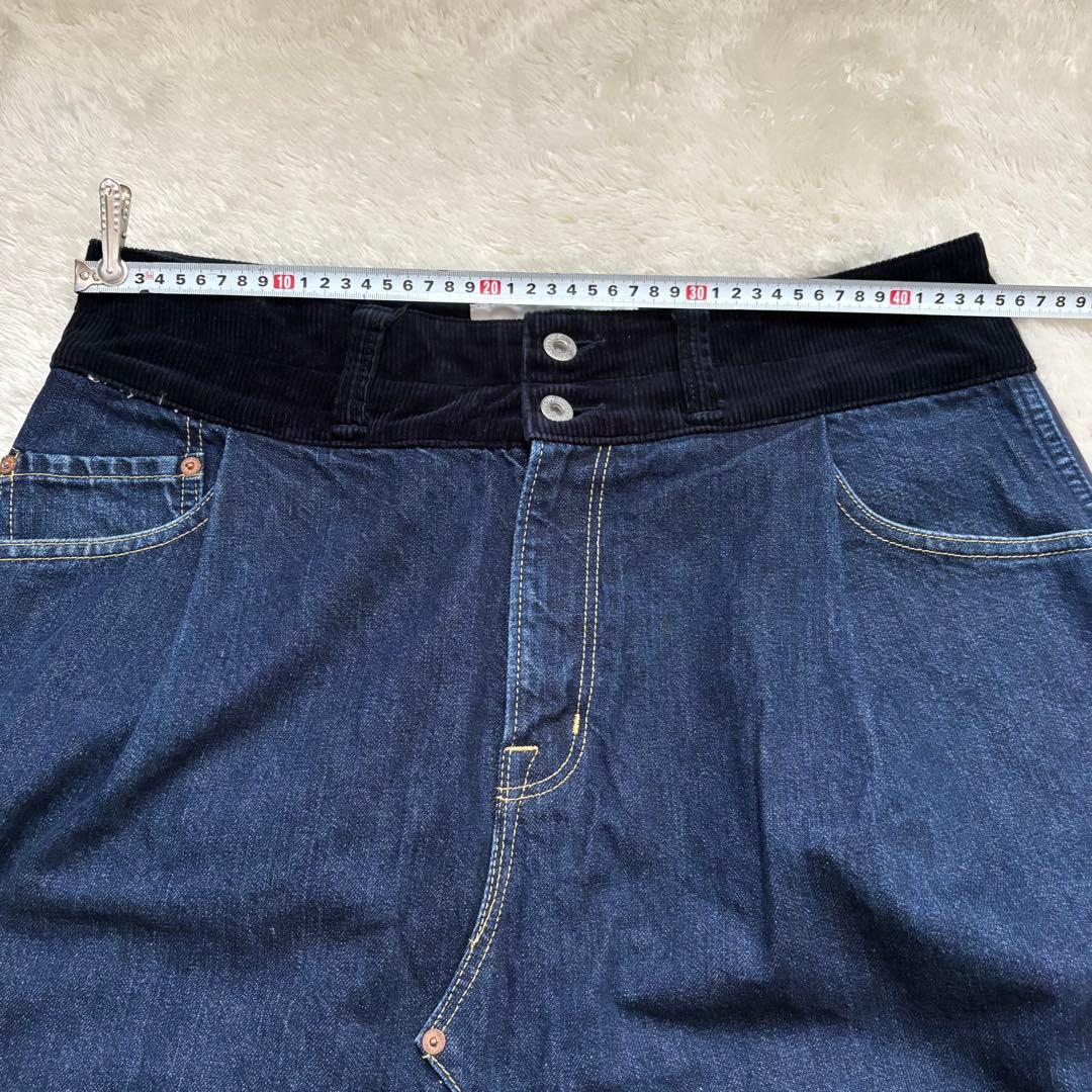 GANRYU サルエルパンツ COMME des GARCONS デニム異素材