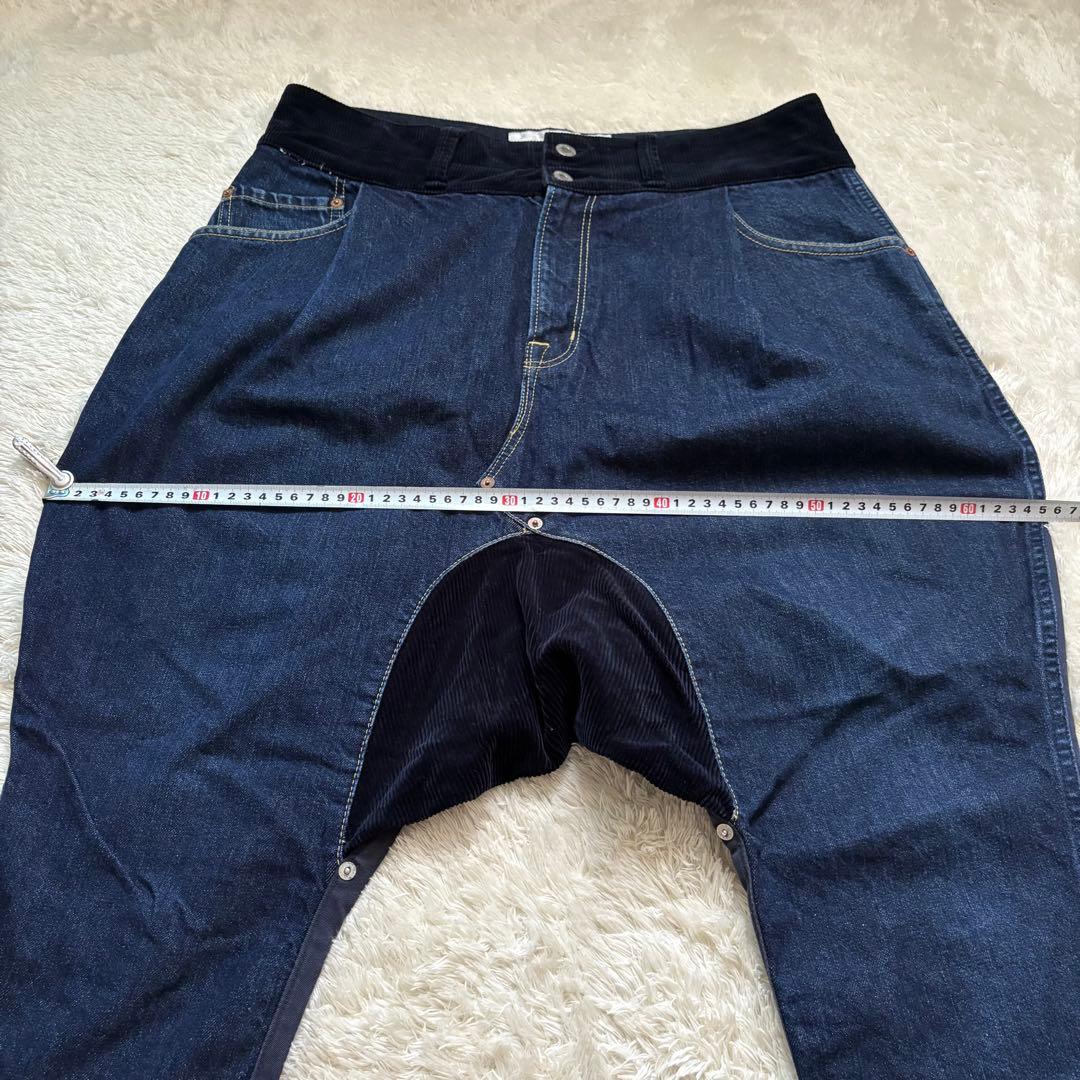 GANRYU サルエルパンツ COMME des GARCONS デニム異素材