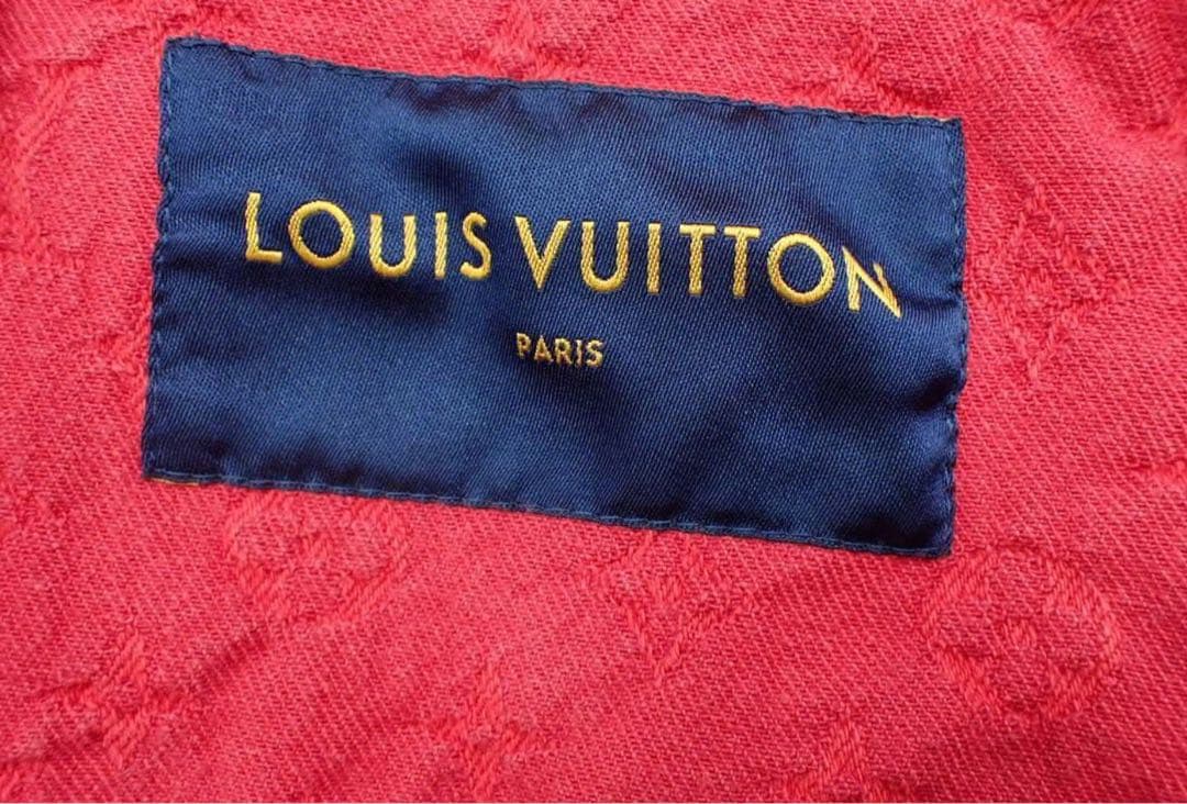 ルイヴィトン　ジャケット ブルゾン シングル　赤　サイズ52