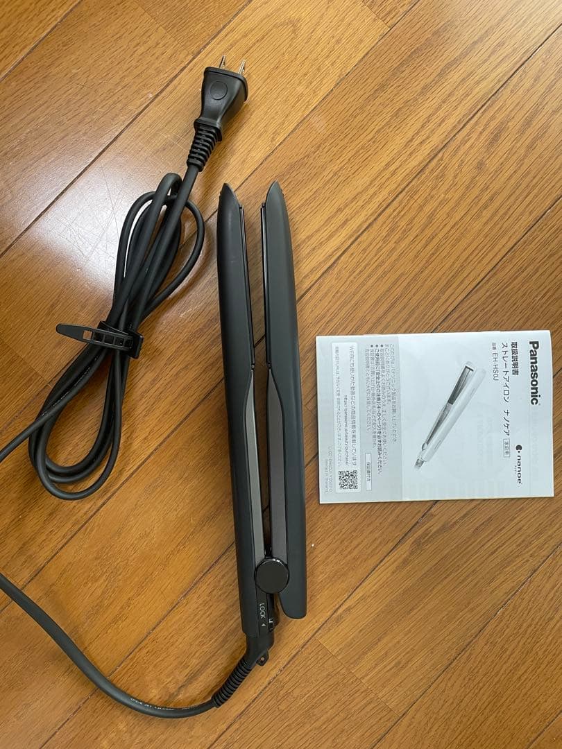 【コード純正新品】nanoe ストレートヘアアイロン EH-HS0J