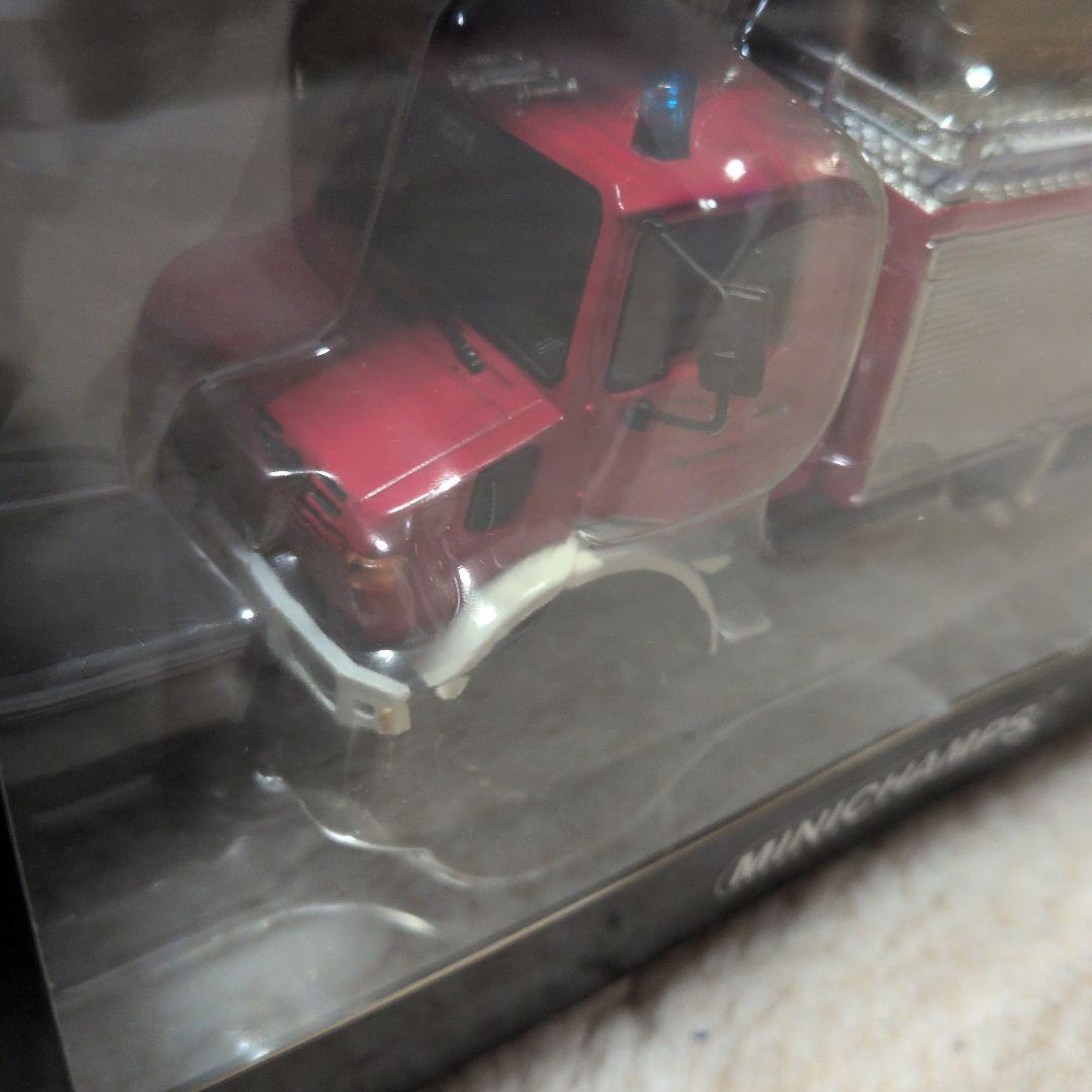 【新品未使用】MINICHAMPS 消防車 ミニカー 赤