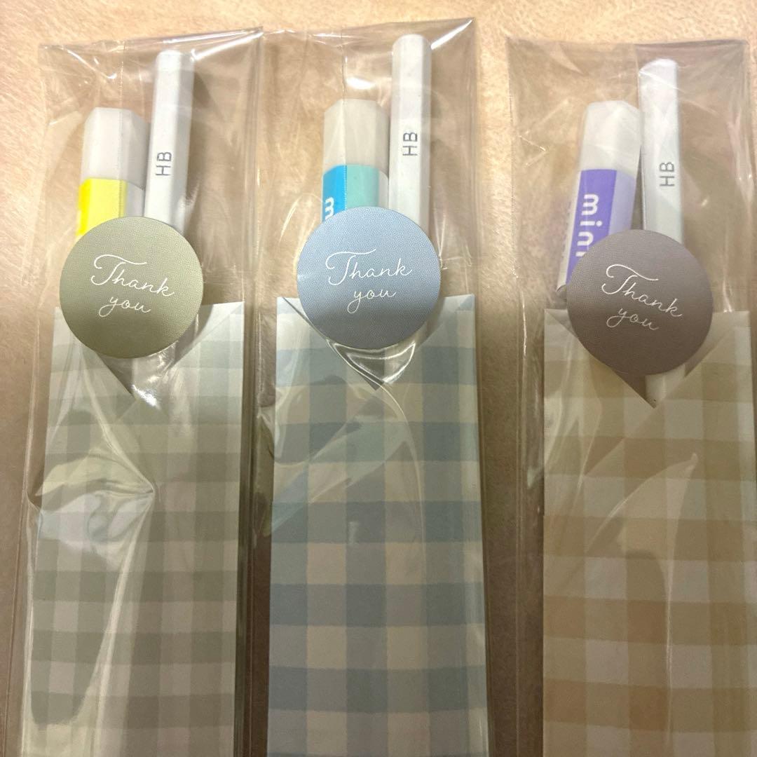 鉛筆49えんぴつプチギフト10個　ばら撒き　退職　お礼　引越　卒業　入学　文具