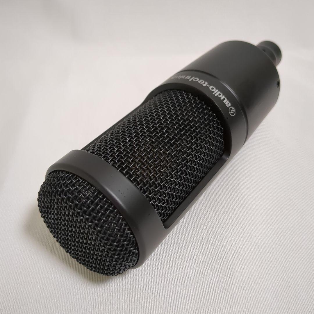 audio-technica AT2035 コンデンサーマイク ケーブル＆スポ付