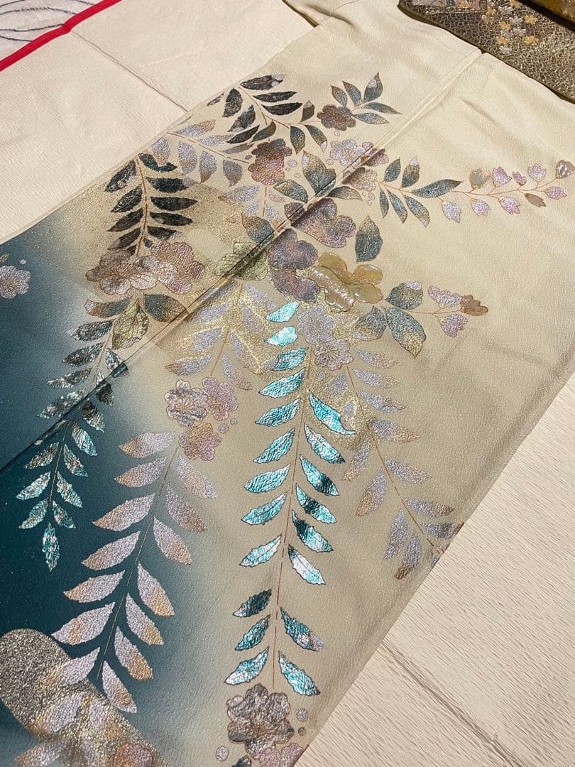 訪問着フルセット　辻ヶ花　金銀彩　螺鈿　正絹　結婚式　豪華　高級