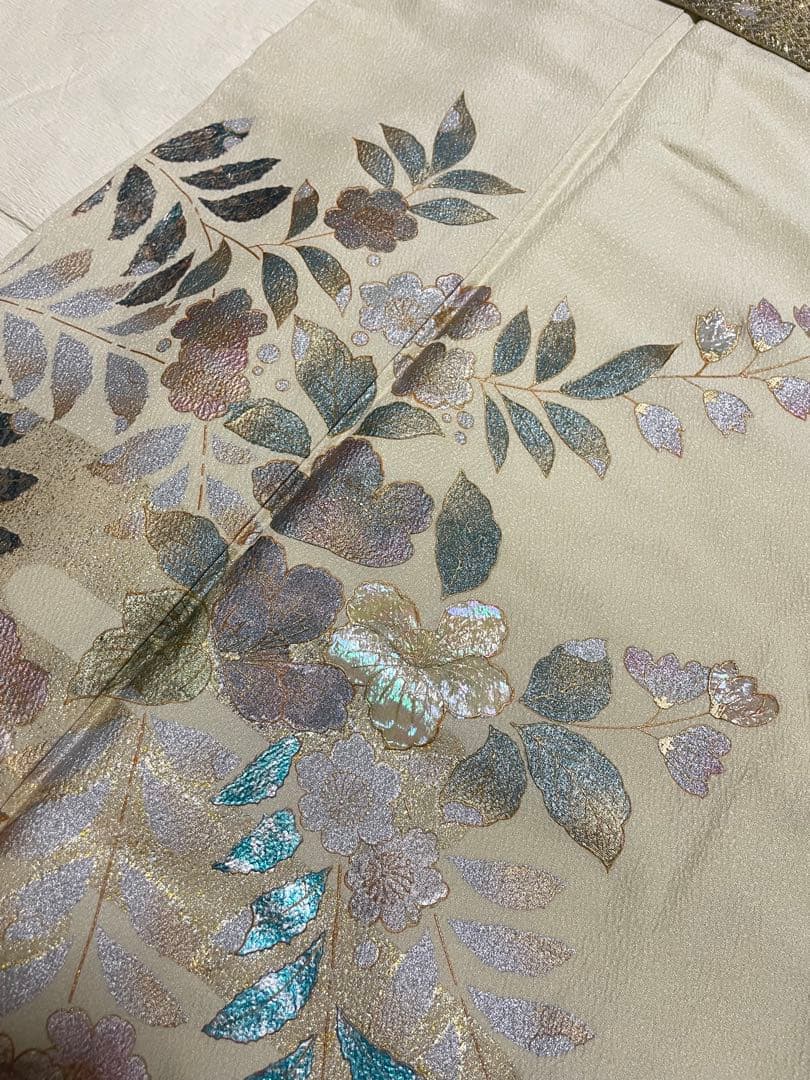 訪問着フルセット　辻ヶ花　金銀彩　螺鈿　正絹　結婚式　豪華　高級