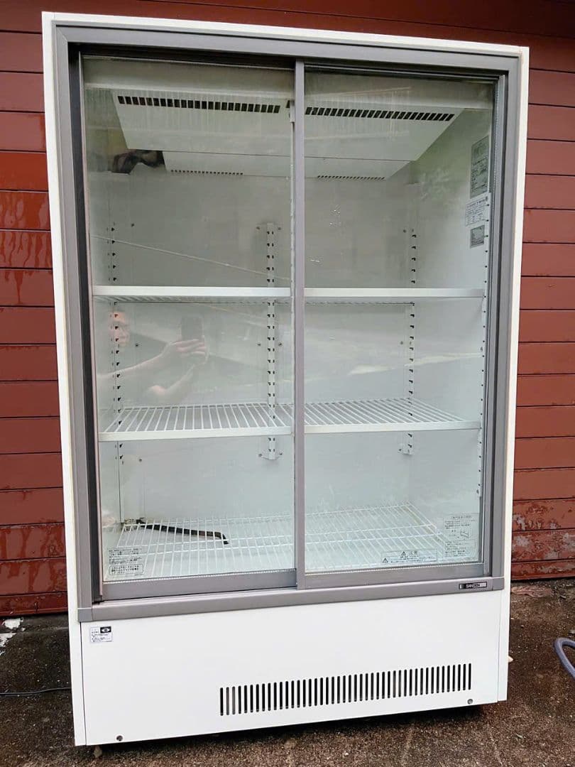 福岡配送無料 2019年製 サンデン 冷蔵ショーケース MU-195XE