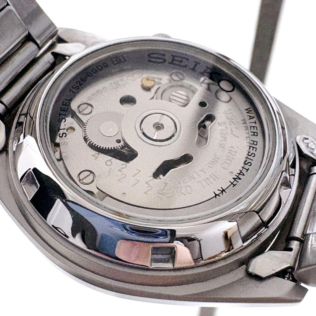 SEIKO セイコー ミリタリー 自動巻き 裏スケルトン デイデイト 21石