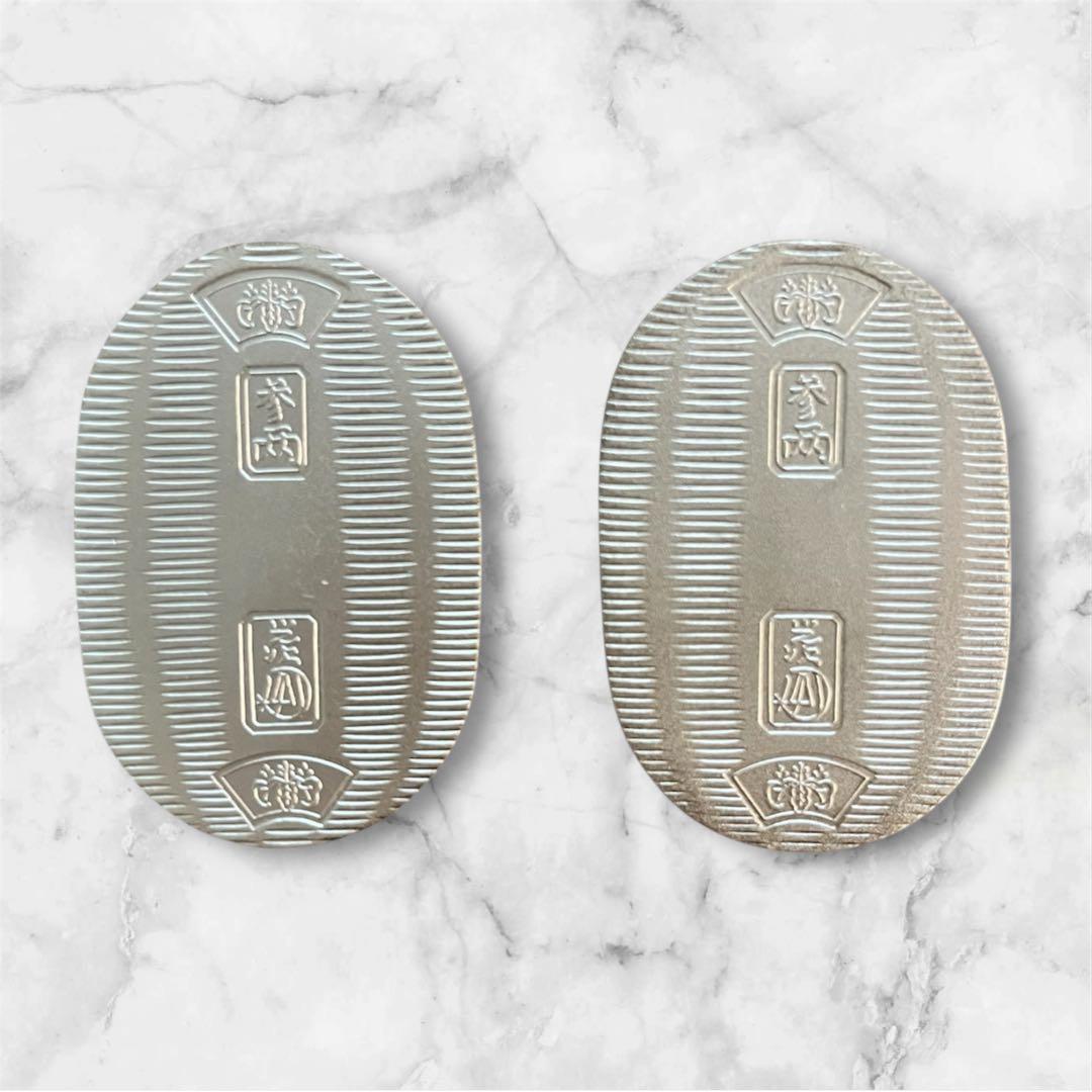 pure silver 純銀　小判　佐川急便 誕生日記念 非売品20g２枚セット