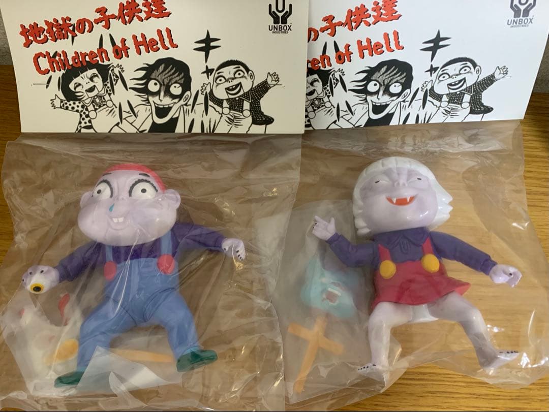 日野日出志「地獄の子供達」　UNBOX INDUSTRIES ソフビ