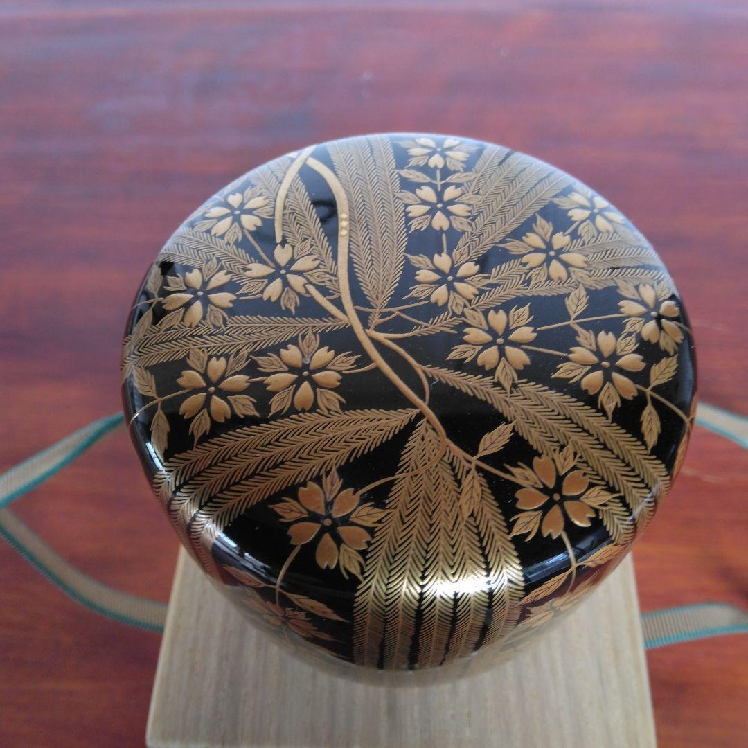 棗　蒔絵　茶道　湖堂