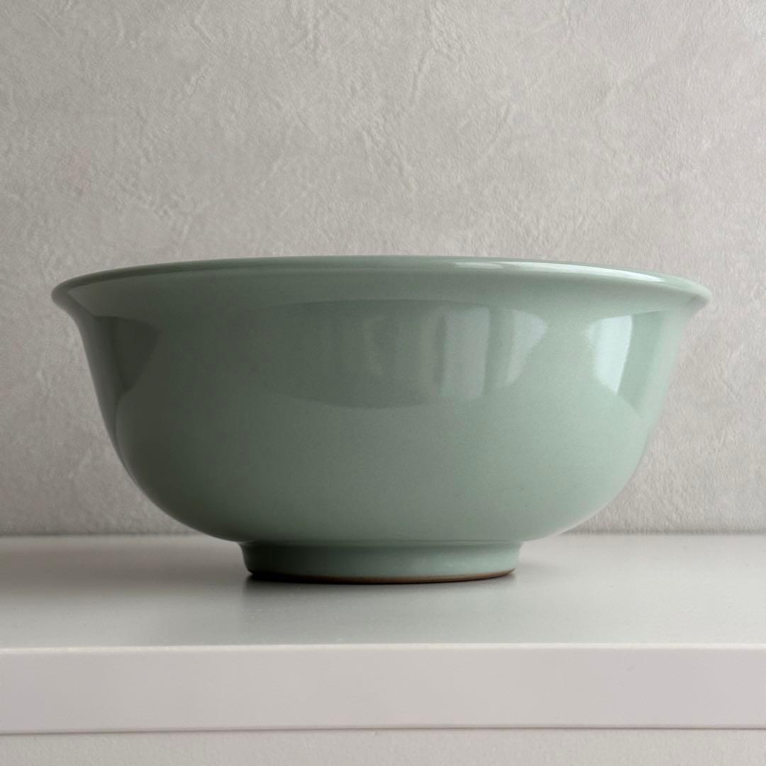 宮永東山 青磁 菓子鉢 共箱