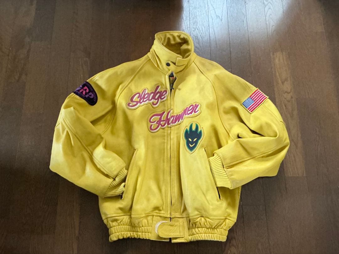 Yellow Corn Sledge Hammer レザージャケット