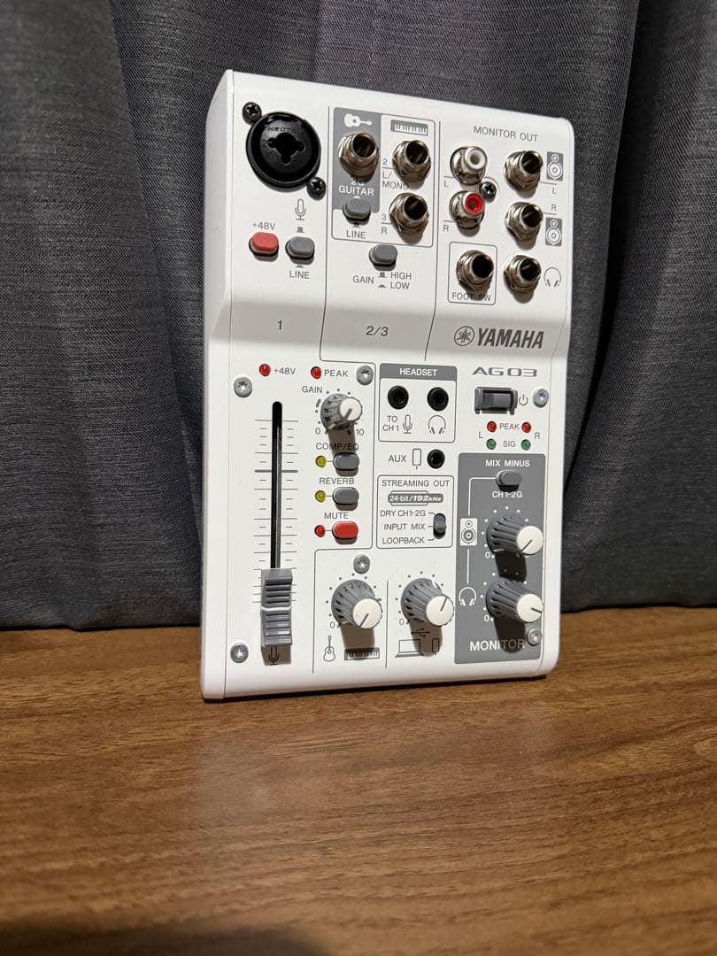 YAMAHA AG03MK2 W　3ch ライブストリーミングミキサー　ホワイト
