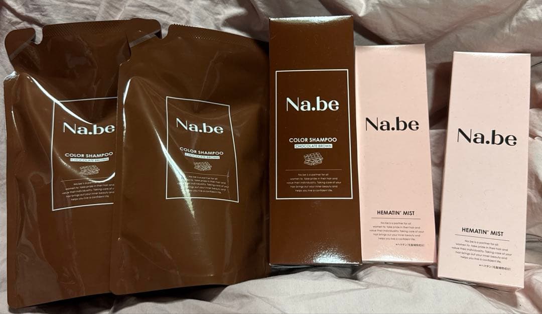 Na.beヘアカラーシャンプー＆ヘアミスト