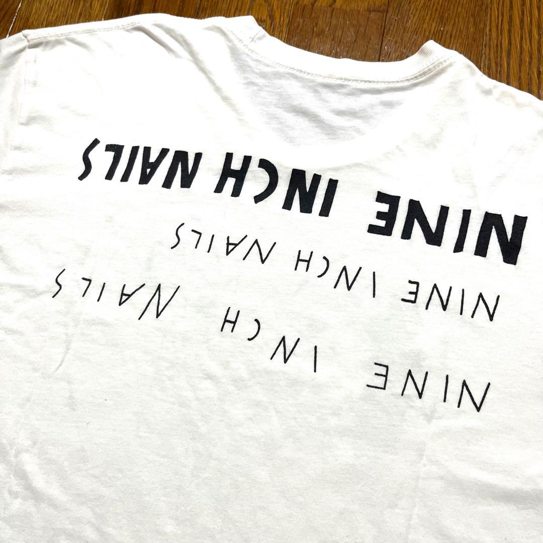 Nine Inch Nails オフィシャル Tシャツ　白/L