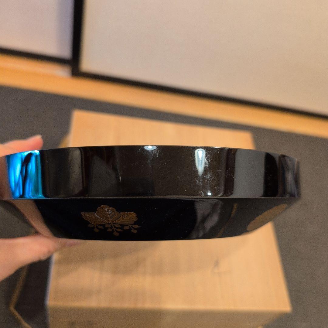 輪島塗 高台寺蒔絵 食籠 茶平一斎 造