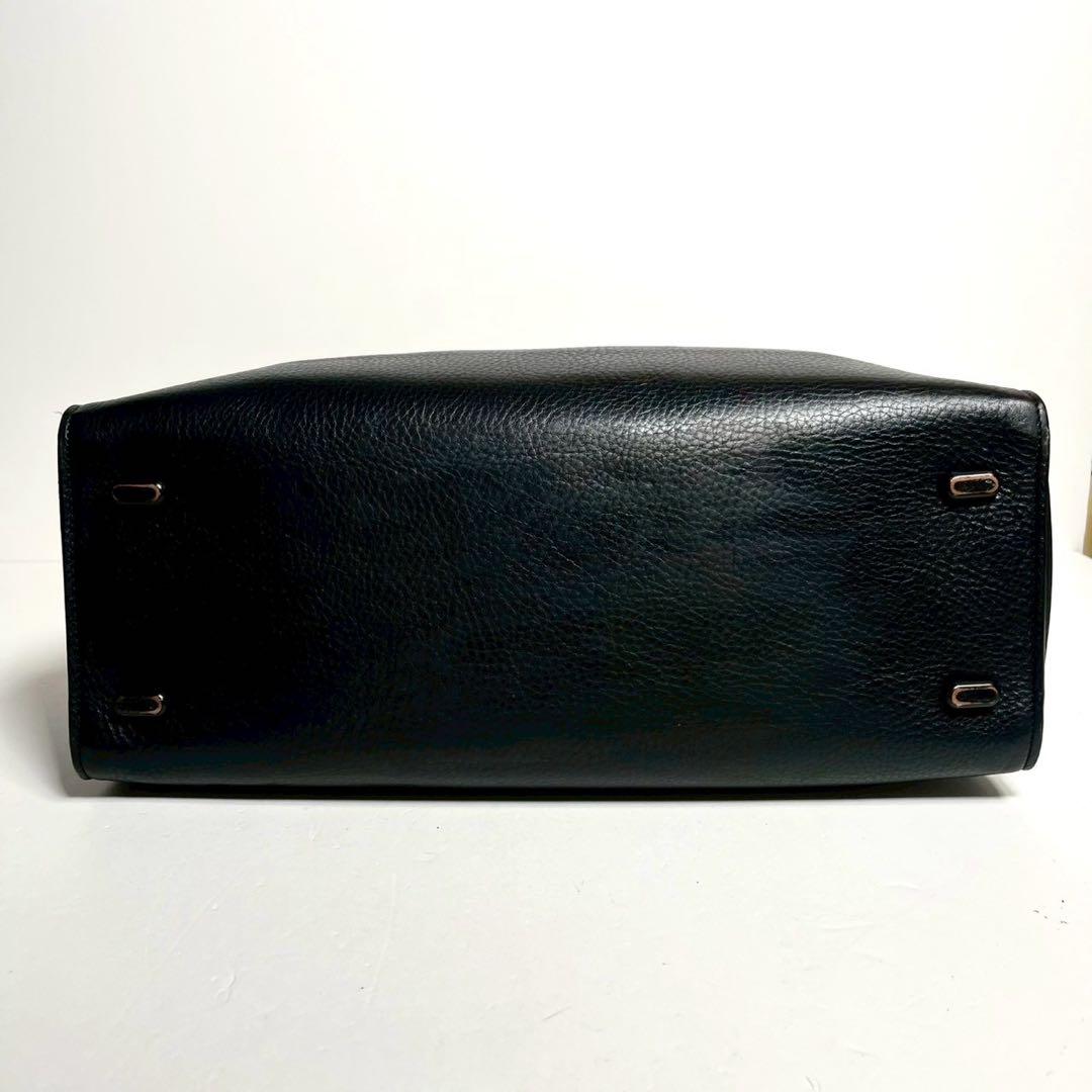 【極美品✨】TOMOE BOLD 2way ビジネスバッグ オールレザー 黒