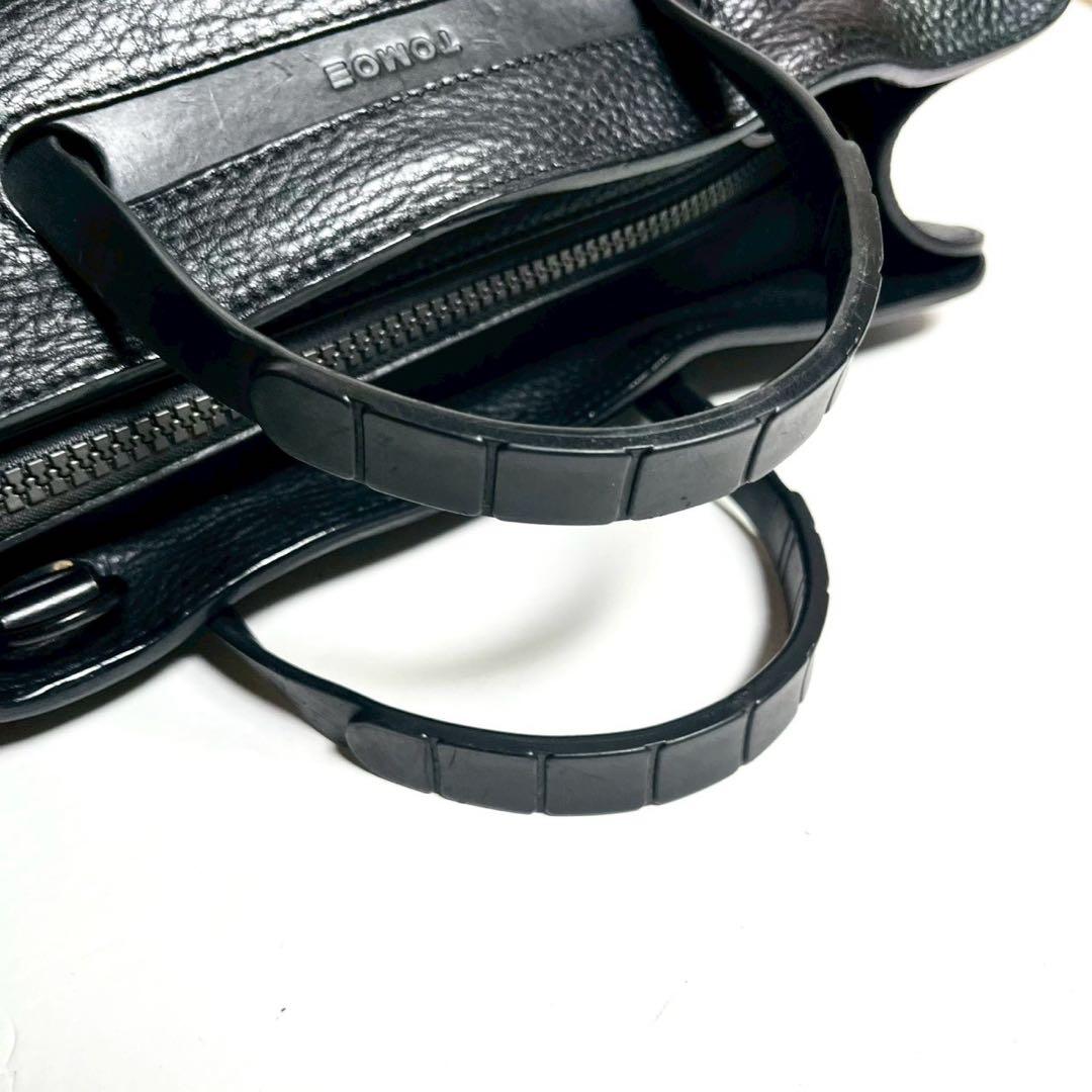 【極美品✨】TOMOE BOLD 2way ビジネスバッグ オールレザー 黒