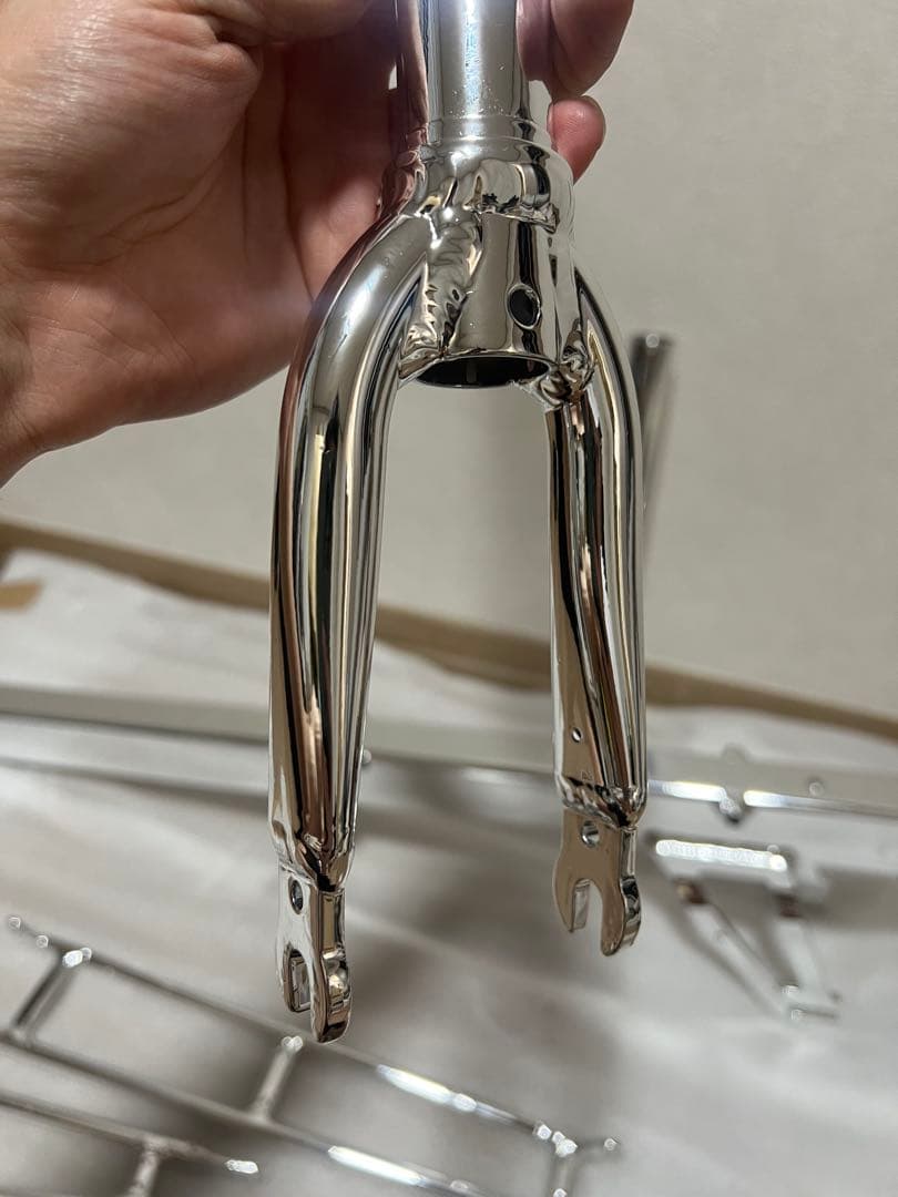 孤品 電鍍銀色 Pacific CarryMe 折りたたみ自転車