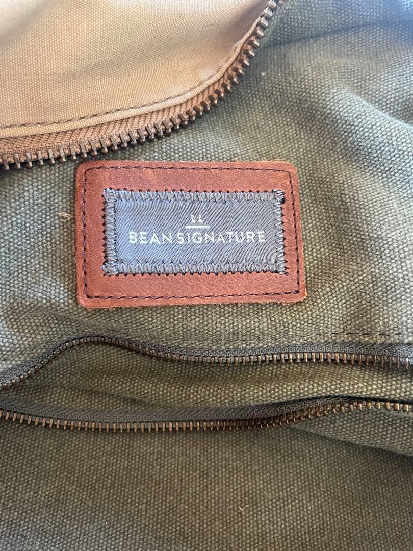 BEAN SIGNATURE ボストンバッグ ベージュ llbean