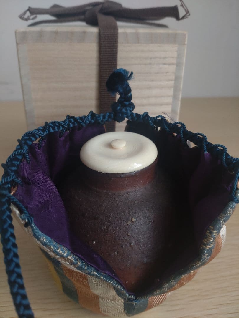 【人間国宝　最上位】藤原雄　備前茶碗　共箱　栞付　金重陶陽　山本陶秀　伊勢崎淳