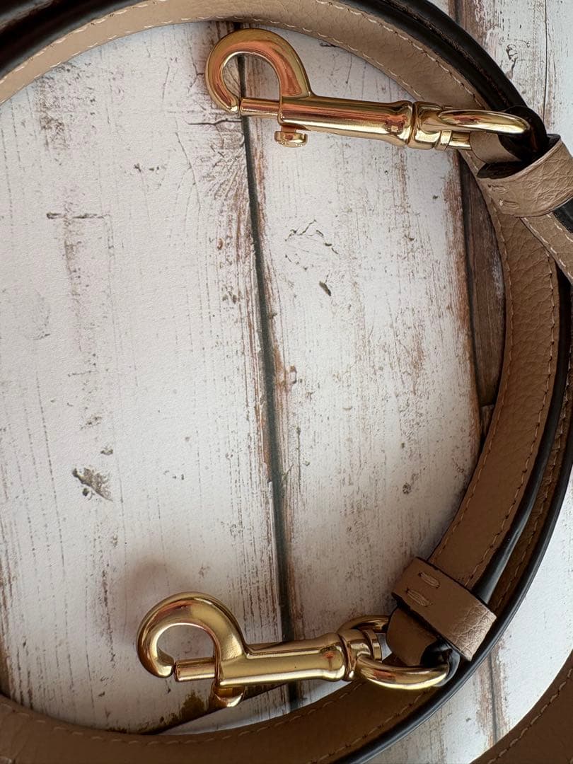 COACH モリーバケットバッグ　バケツ型　ベージュ