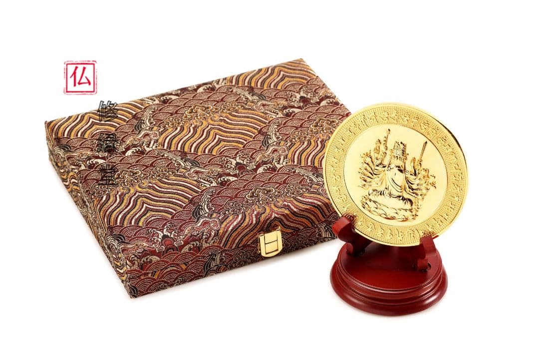 【修縁堂】真言密教 真言宗 法器 仏具 準提鏡サンスクリット 法器仏具