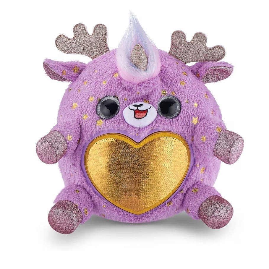 巨大 レインボーコーンズ ゴールデンエッグ　トナカイ　ぬいぐるみ　サプライズトイ