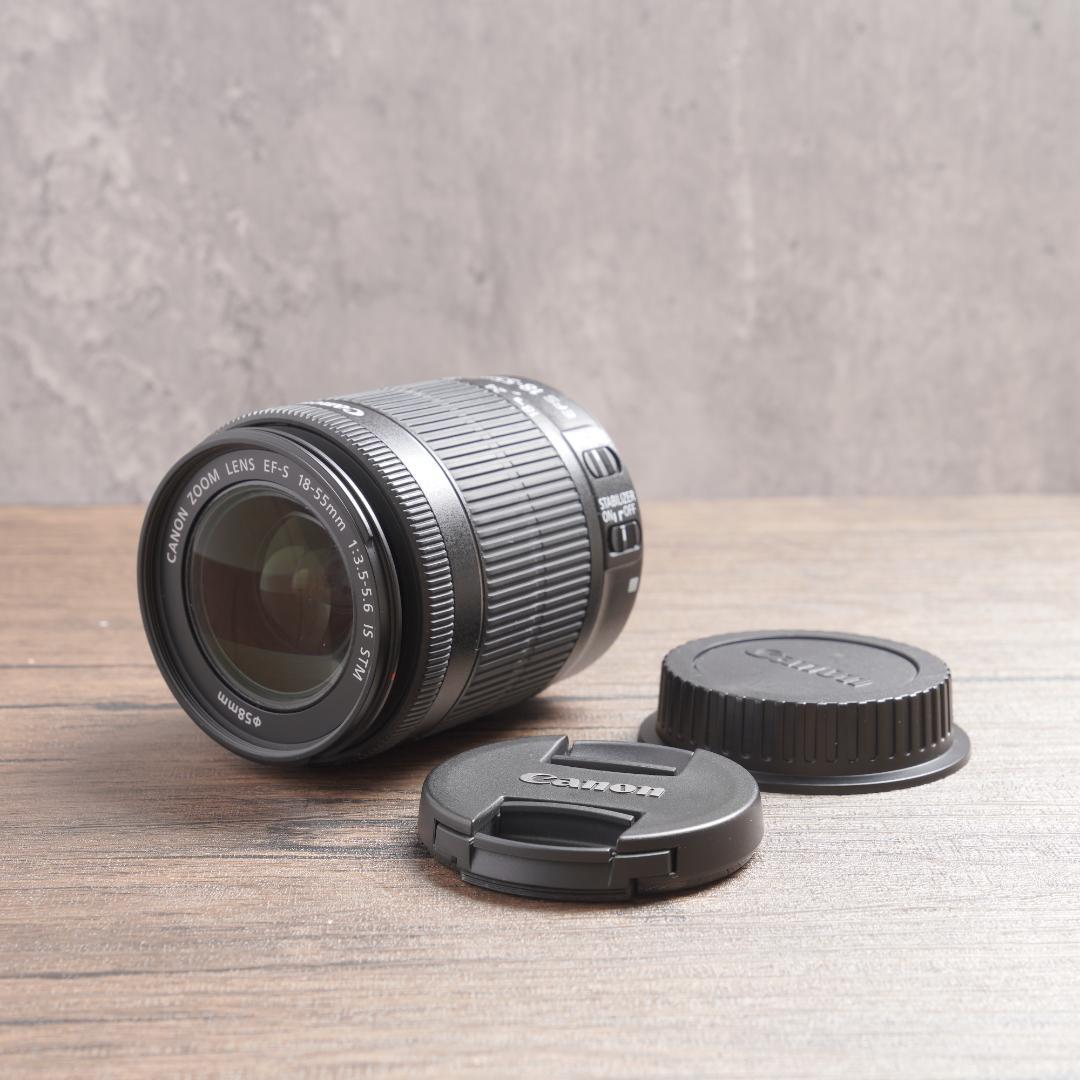 美品✨初心者に✨Canon EF-S 18-55mm IS STM　1014-3