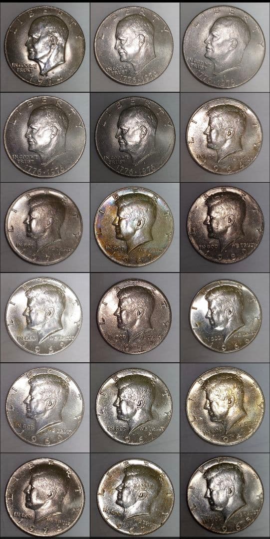 【全195枚】旧銀貨・旧アメリカ硬貨