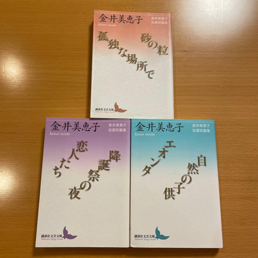 【絶版セット・希少・美品】 金井美恵子 自選短篇集 講談社文芸文庫 【匿名配送】