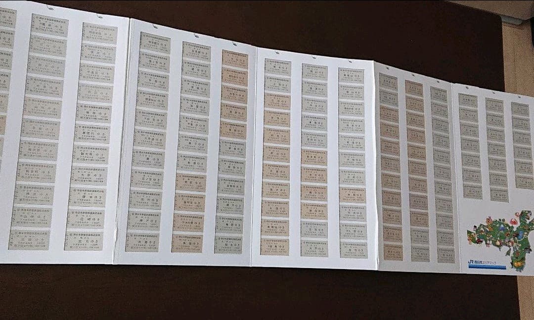 JR西日本 新会社発足記念乗車券