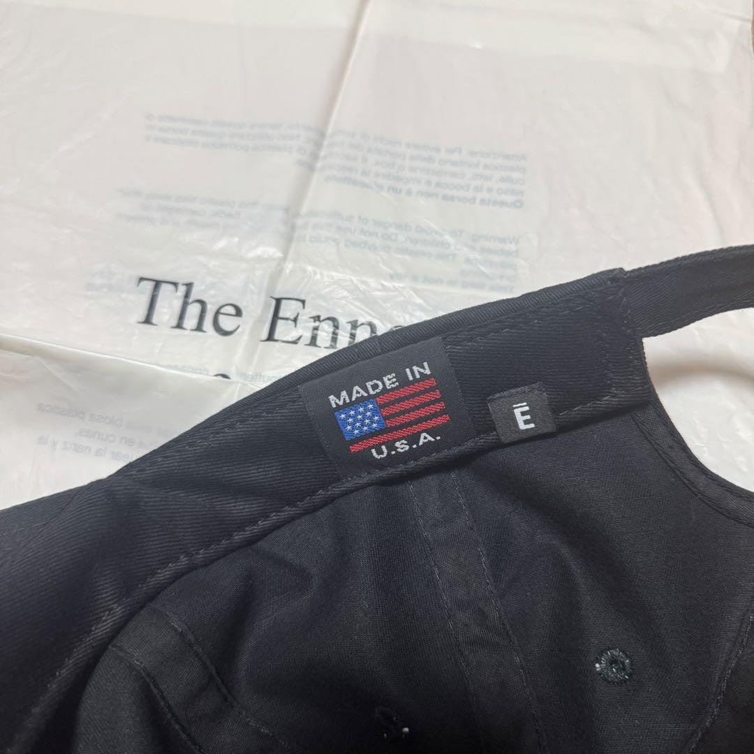 正規品 ENNOY COTTON CAP BLACK キャップ エンノイ