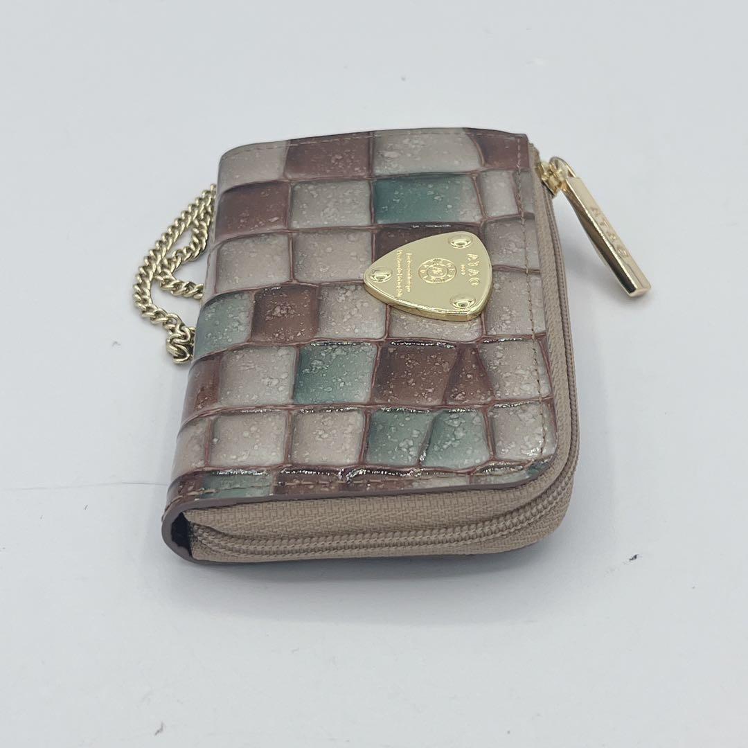 未使用級⚫︎ATAO アタオ キーケース L字ファスナー ケース 金具