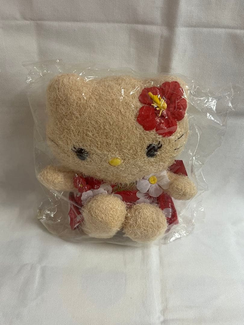 キティ　ハイビスカスぬいぐるみ　サンリオ　ハローキティ