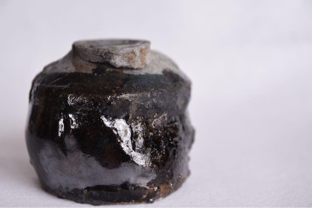 【今西公彦】引出黒 酒呑 黒丹波 丹波焼